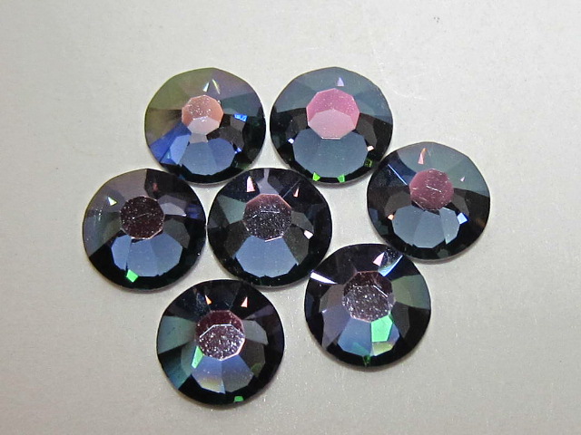 72pcs. 20ss TANZANITE IRIS MIST (maxima) FLATBACK PRECIOSA Rhinestones